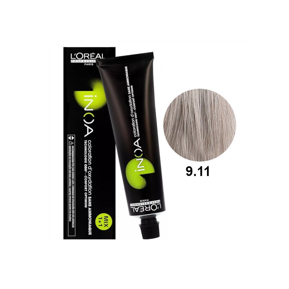 L'Oreal Professionnel Inoa 9.11 Very Light Blonde Deep Santre 60ml ...